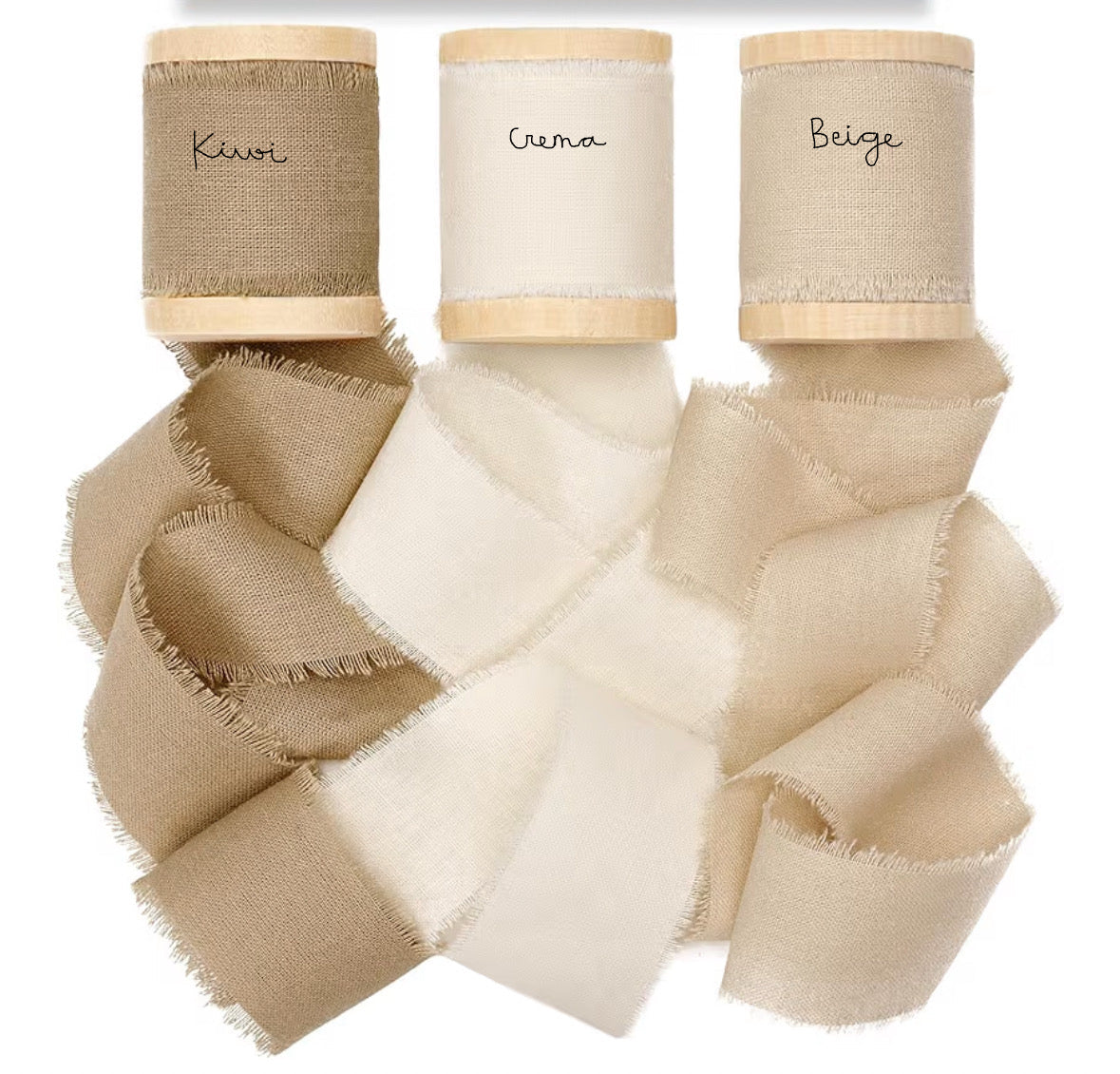 Opciones de color de la cinta de lino personalizada para bordar a mano