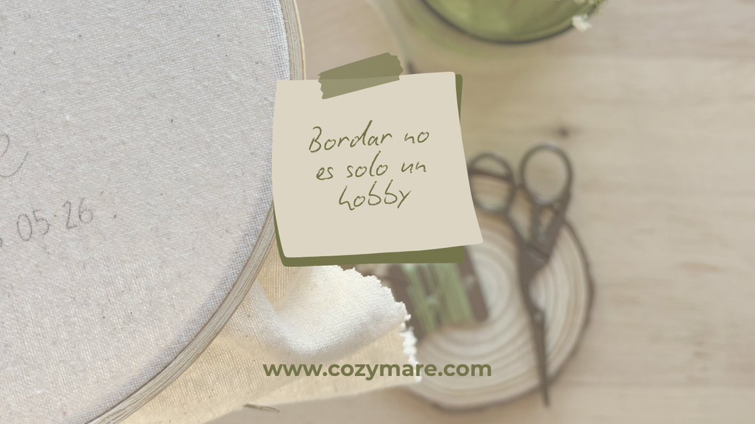 El bordado a mano como hobby relajante