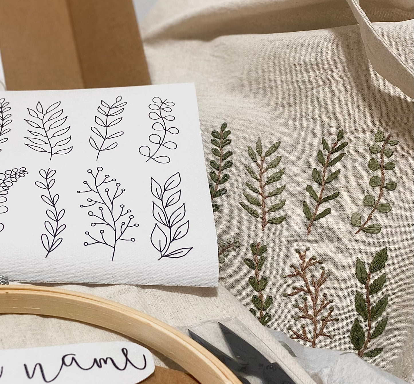 KIT Adhesivo de Bordado + Hilo - Varios diseños