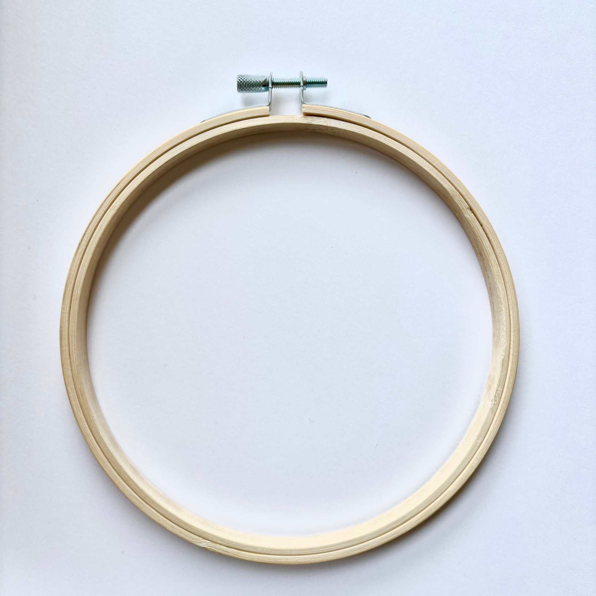 Bastidor de bambú para bordado, punch needle, punto de cruz y otras manualidades, en 6 pulgadas (15cm)