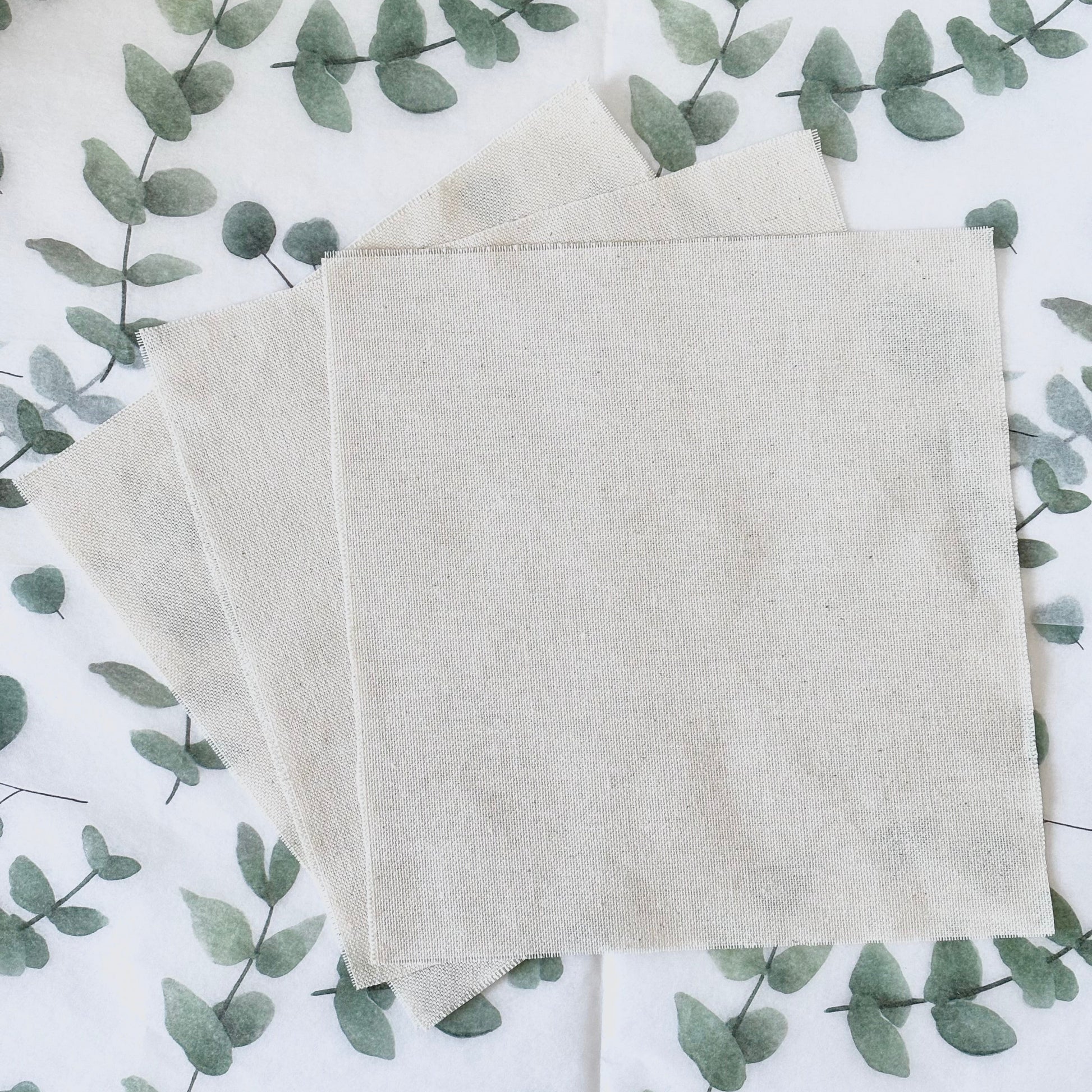 Telas de algodón natural ya cortadas para bastidor de 6 pulgadas ideales para bordado a mano y otras manualidades